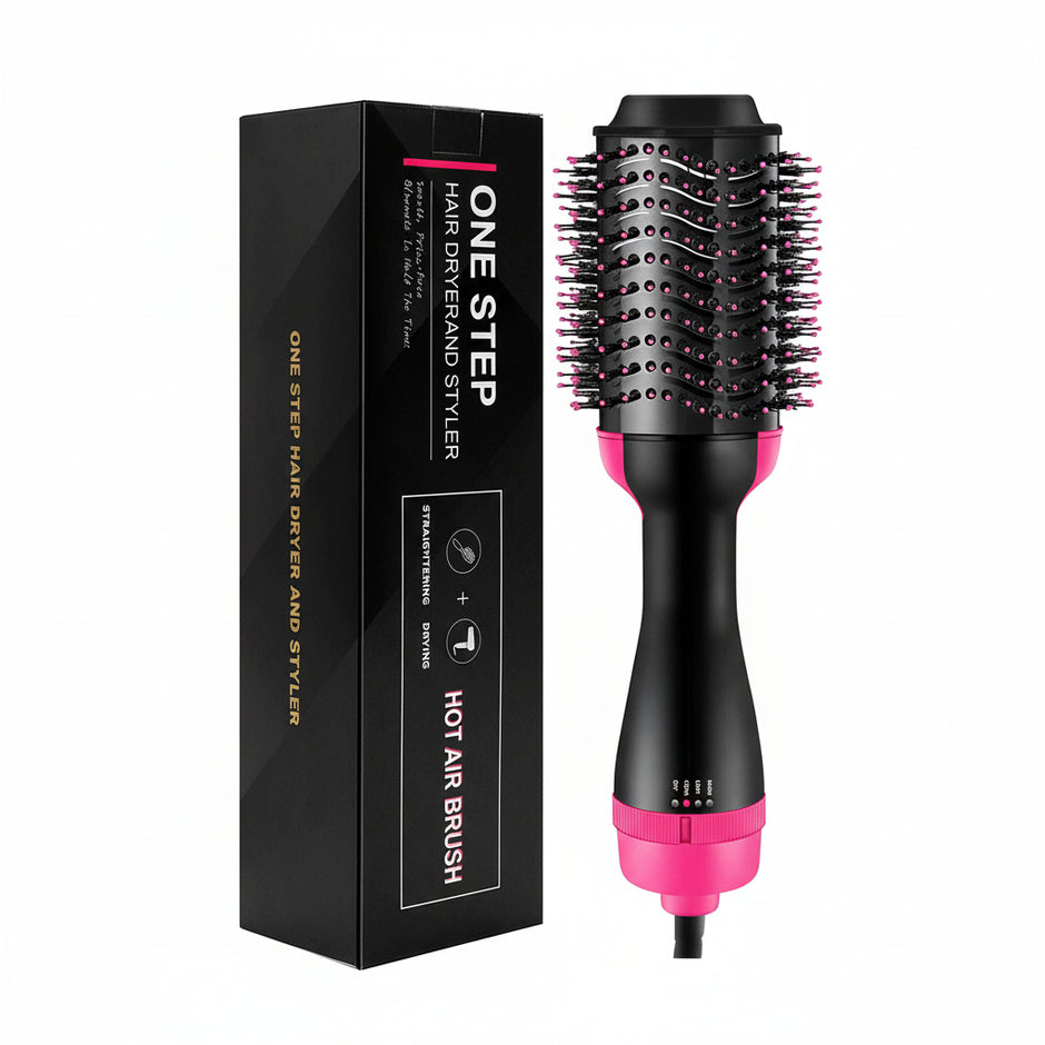 Hot Air Brush (Dryer + Straightner)