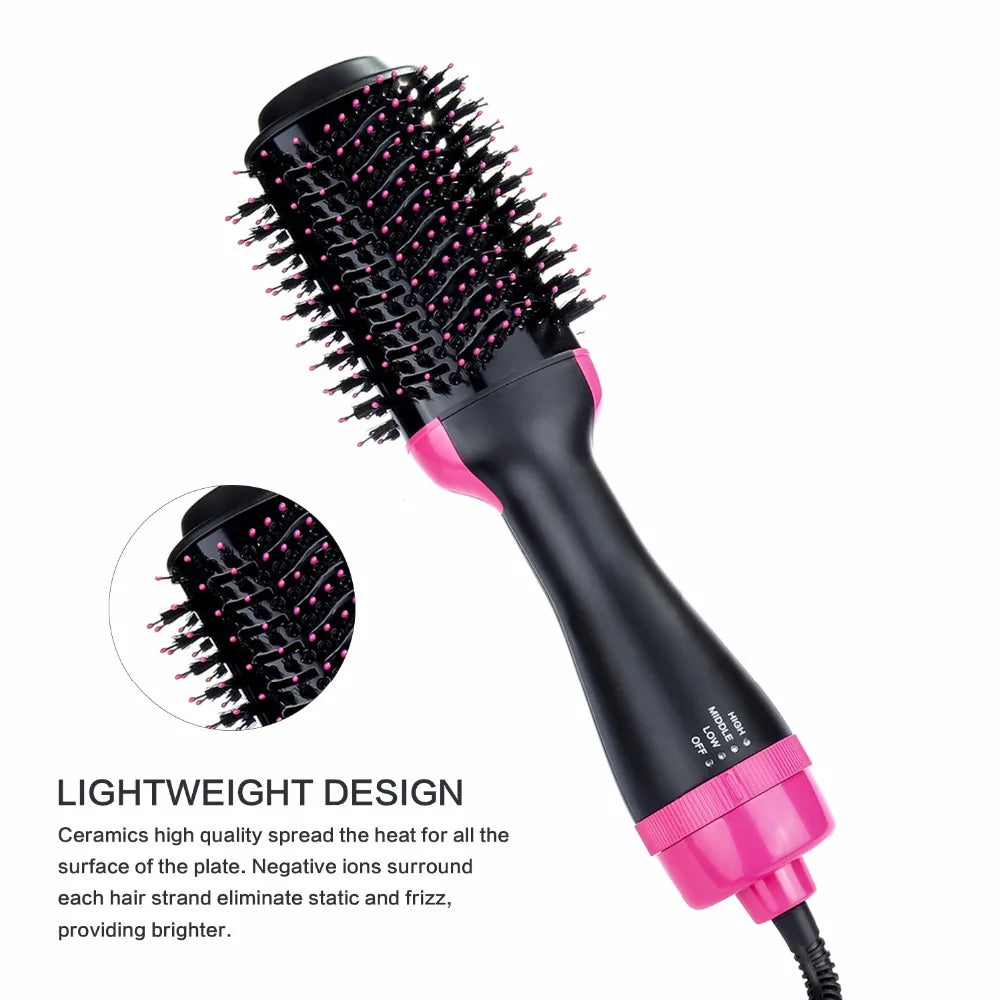 Hot Air Brush (Dryer + Straightner)