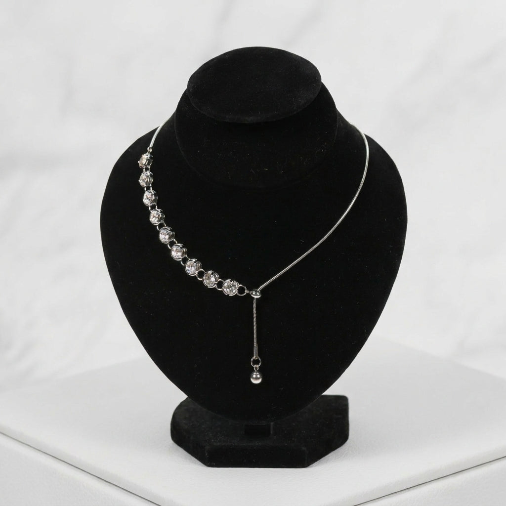 Zircon Adjustable Necklace