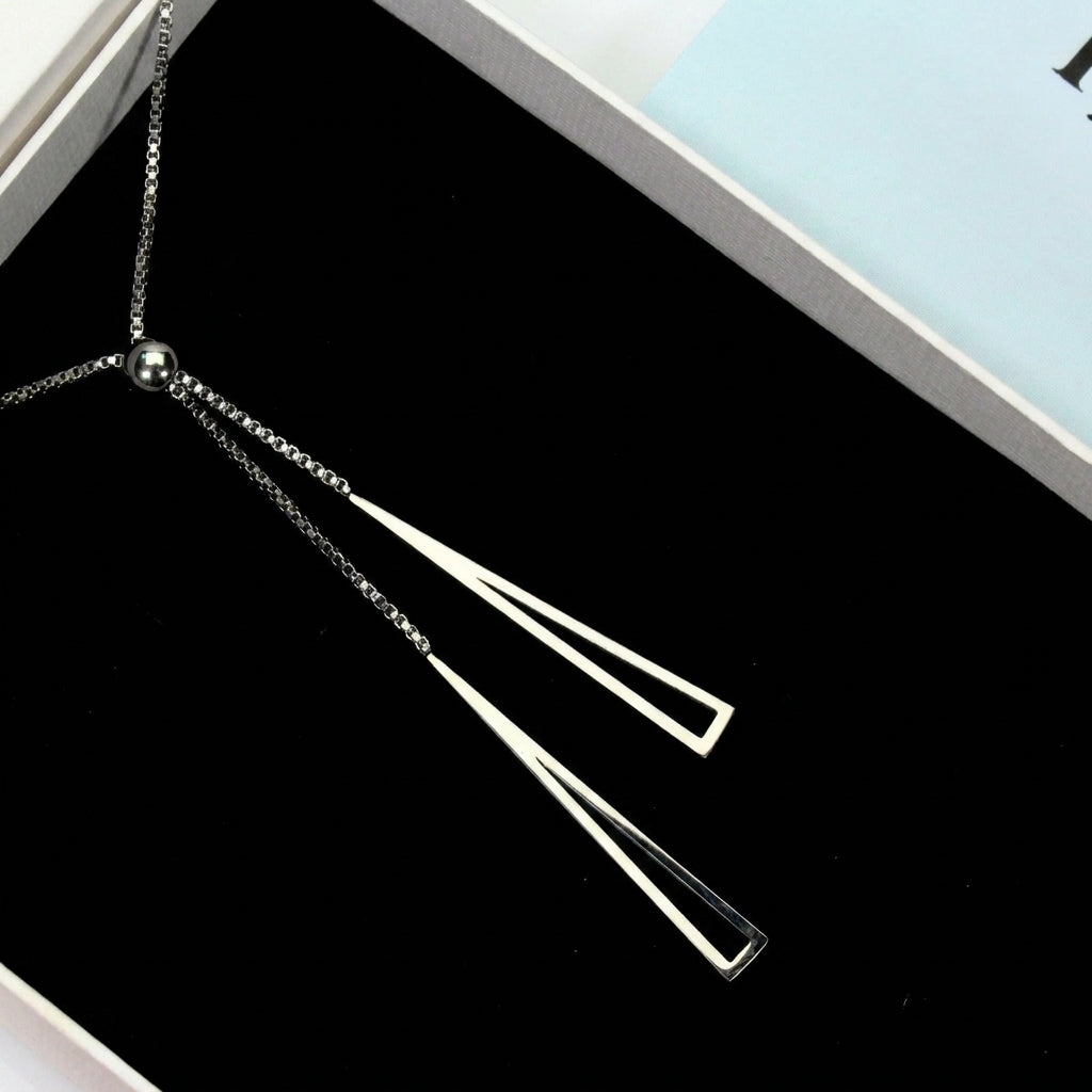 Geometry Triangle Adjustable Necklace